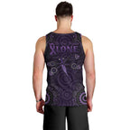 Purple Dragonfly Aboriginal of Hope Men Tank Top Australian Epilepsy Awareness - Aussie Hoodie