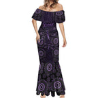 Purple Dragonfly Aboriginal of Hope Mermaid Dress Australian Epilepsy Awareness - Aussie Hoodie