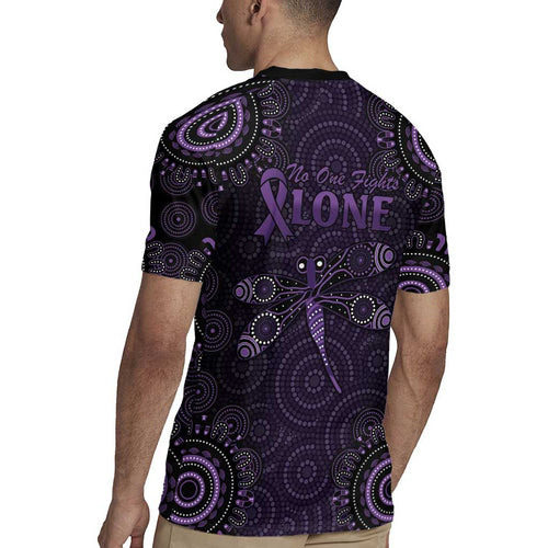 Purple Dragonfly Aboriginal of Hope Rugby Jersey Australian Epilepsy Awareness - Aussie Hoodie