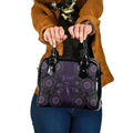Purple Dragonfly Aboriginal of Hope Shoulder Handbag Australian Epilepsy Awareness - Aussie Hoodie