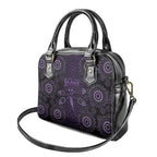 Purple Dragonfly Aboriginal of Hope Shoulder Handbag Australian Epilepsy Awareness - Aussie Hoodie