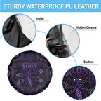 Purple Dragonfly Aboriginal of Hope Spare Tire Cover Australian Epilepsy Awareness - Aussie Hoodie