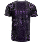 Purple Dragonfly Aboriginal of Hope T Shirt Australian Epilepsy Awareness - Aussie Hoodie