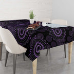 Purple Dragonfly Aboriginal of Hope Tablecloth Australian Epilepsy Awareness - Aussie Hoodie