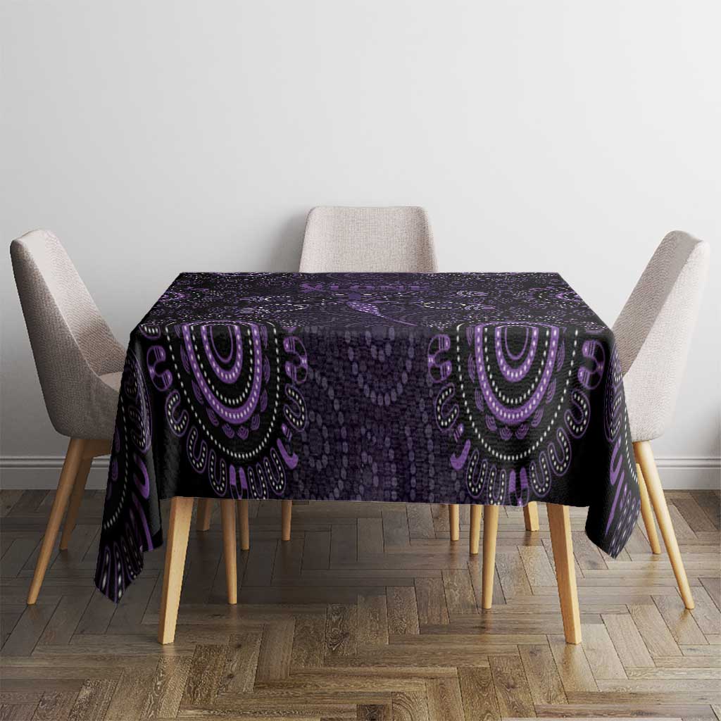 Purple Dragonfly Aboriginal of Hope Tablecloth Australian Epilepsy Awareness - Aussie Hoodie