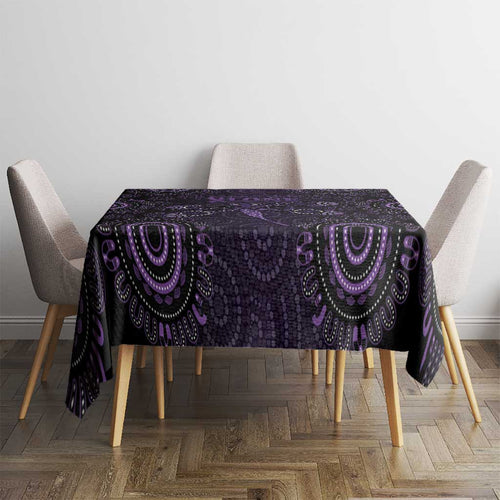 Purple Dragonfly Aboriginal of Hope Tablecloth Australian Epilepsy Awareness - Aussie Hoodie