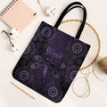 Purple Dragonfly Aboriginal of Hope Tote Bag Australian Epilepsy Awareness - Aussie Hoodie