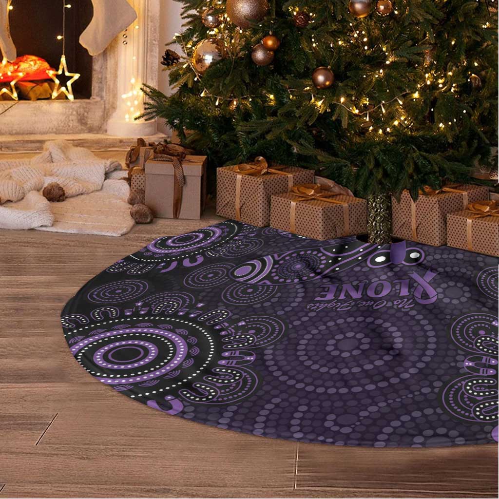 Purple Dragonfly Aboriginal of Hope Tree Skirt Australian Epilepsy Awareness - Aussie Hoodie