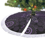 Purple Dragonfly Aboriginal of Hope Tree Skirt Australian Epilepsy Awareness - Aussie Hoodie