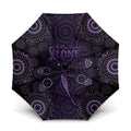 Purple Dragonfly Aboriginal of Hope Umbrella Australian Epilepsy Awareness - Aussie Hoodie