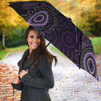 Purple Dragonfly Aboriginal of Hope Umbrella Australian Epilepsy Awareness - Aussie Hoodie