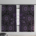 Purple Dragonfly Aboriginal of Hope Window Curtain Australian Epilepsy Awareness - Aussie Hoodie