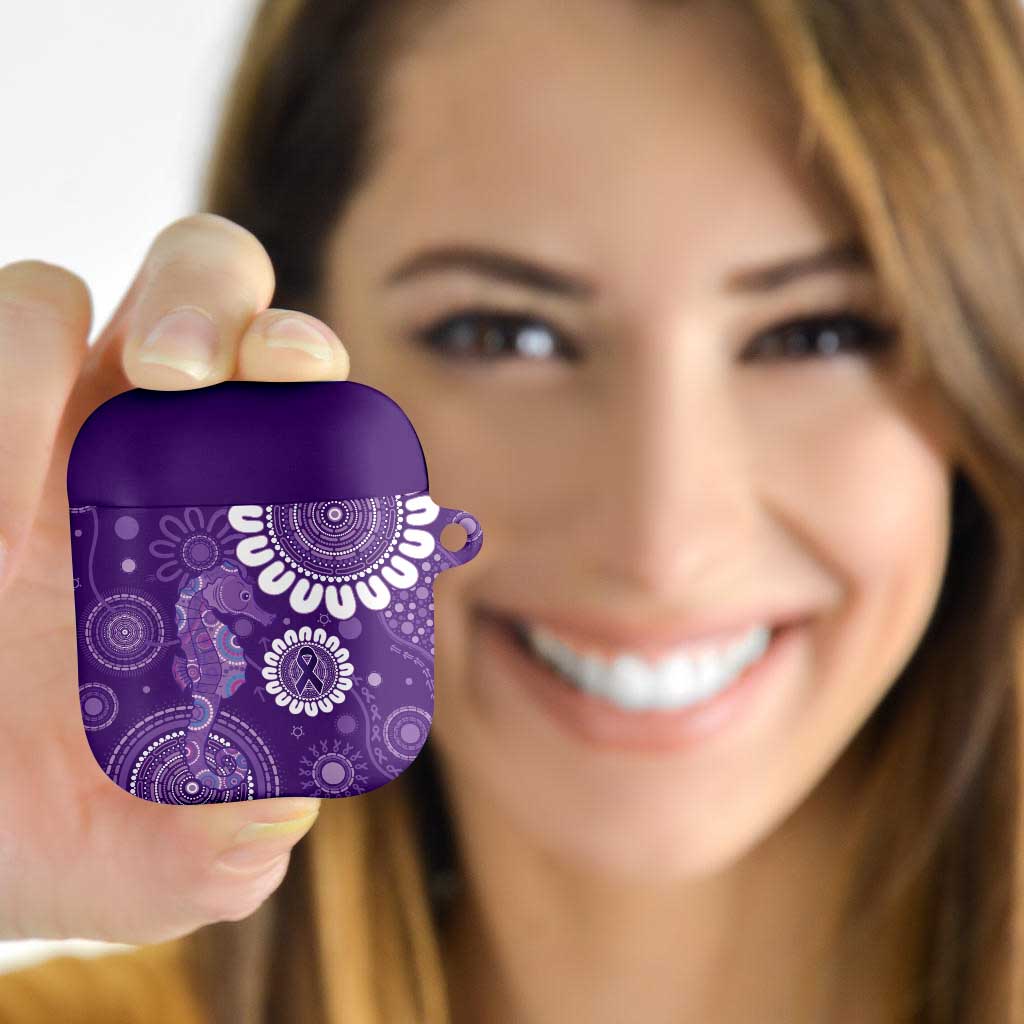 Sea Horse Australia Epilepsy Awareness AirPods Case - Aussie Hoodie