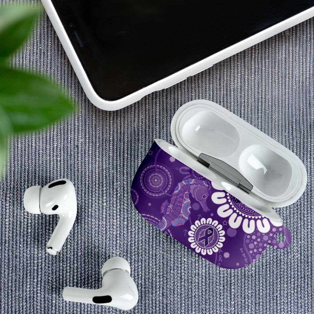 Sea Horse Australia Epilepsy Awareness AirPods Case - Aussie Hoodie