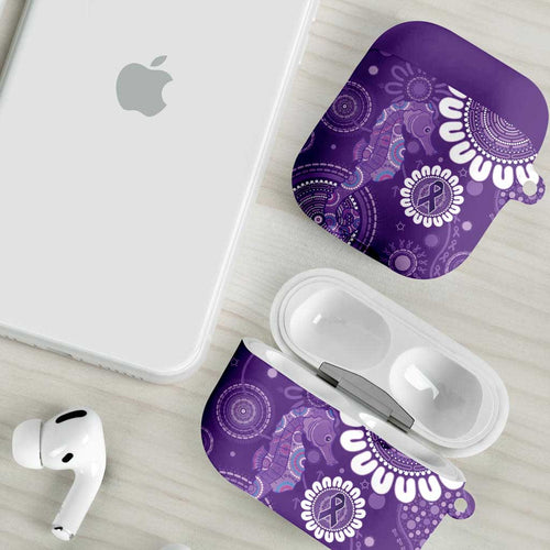 Sea Horse Australia Epilepsy Awareness AirPods Case - Aussie Hoodie