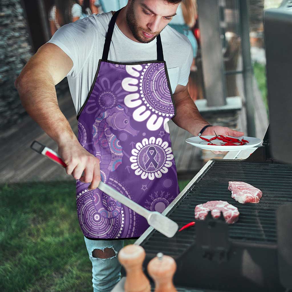 Sea Horse Australia Epilepsy Awareness Apron - Aussie Hoodie