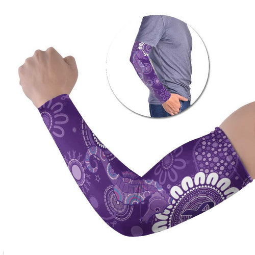 Sea Horse Australia Epilepsy Awareness Arm Sleeves - Aussie Hoodie