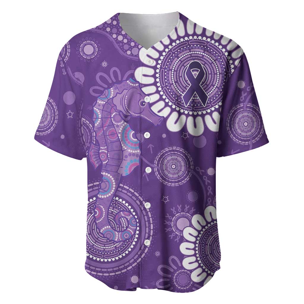 Sea Horse Australia Epilepsy Awareness Baseball Jersey - Aussie Hoodie