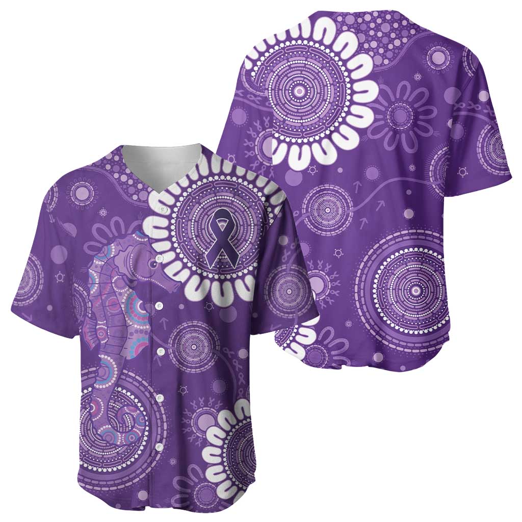 Sea Horse Australia Epilepsy Awareness Baseball Jersey - Aussie Hoodie