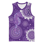 Sea Horse Australia Epilepsy Awareness Basketball Jersey - Aussie Hoodie