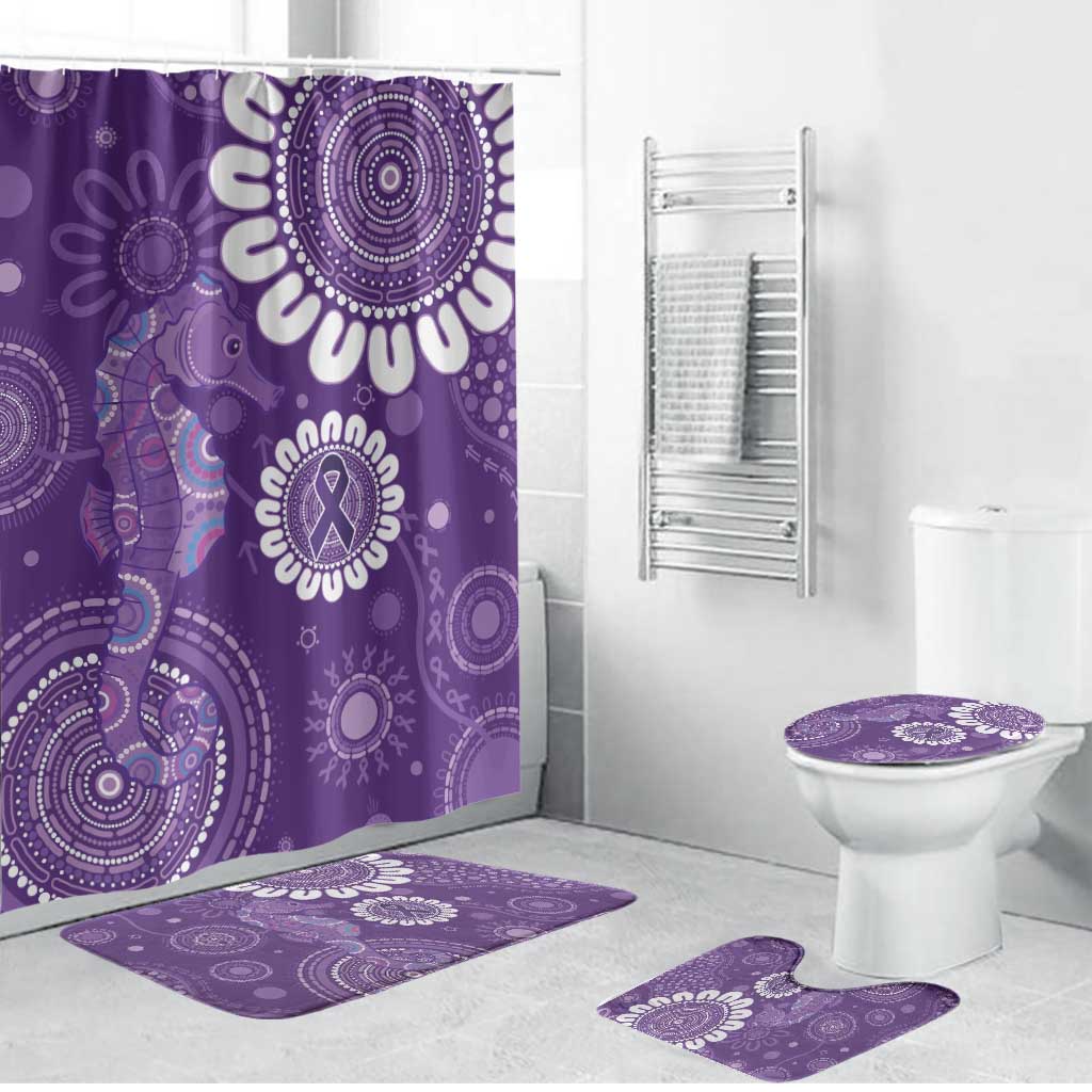 Sea Horse Australia Epilepsy Awareness Bathroom Set - Aussie Hoodie