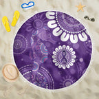 Sea Horse Australia Epilepsy Awareness Beach Blanket - Aussie Hoodie