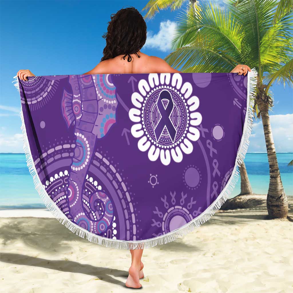 Sea Horse Australia Epilepsy Awareness Beach Blanket - Aussie Hoodie