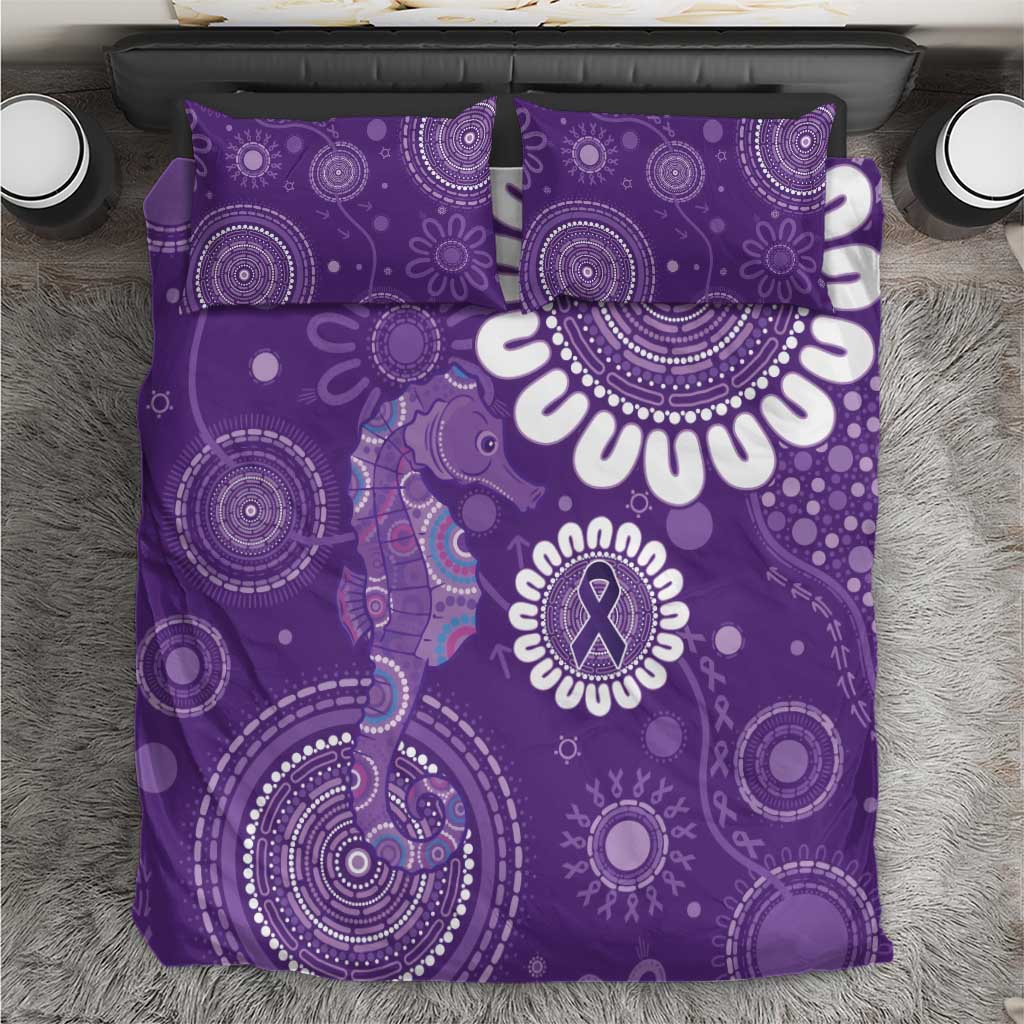 Sea Horse Australia Epilepsy Awareness Bedding Set - Aussie Hoodie