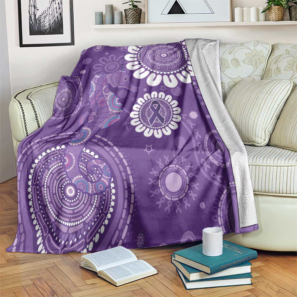 Sea Horse Australia Epilepsy Awareness Blanket - Aussie Hoodie