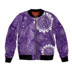 Sea Horse Australia Epilepsy Awareness Bomber Jacket - Aussie Hoodie