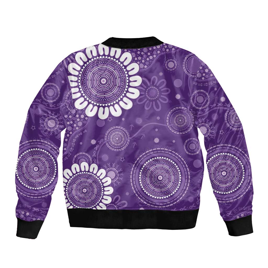 Sea Horse Australia Epilepsy Awareness Bomber Jacket - Aussie Hoodie