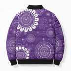 Sea Horse Australia Epilepsy Awareness Bomber Puffer Jacket - Aussie Hoodie