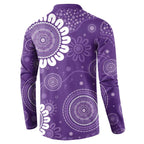 Sea Horse Australia Epilepsy Awareness Button Sweatshirt - Aussie Hoodie