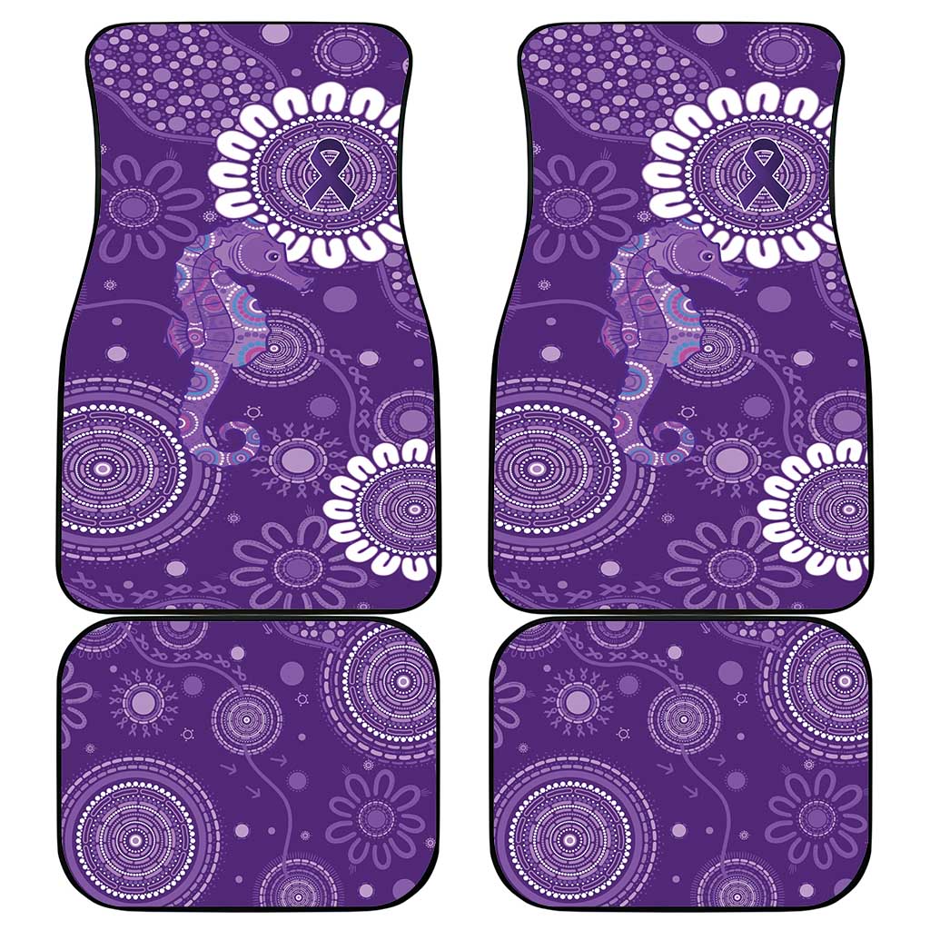 Sea Horse Australia Epilepsy Awareness Car Mats - Aussie Hoodie