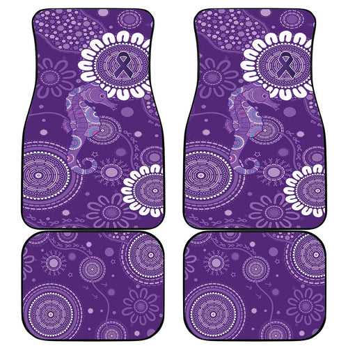 Sea Horse Australia Epilepsy Awareness Car Mats - Aussie Hoodie