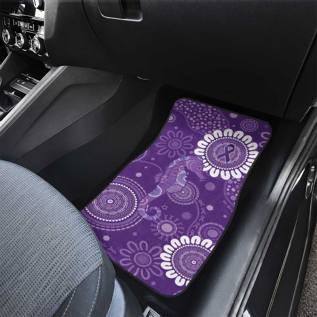 Sea Horse Australia Epilepsy Awareness Car Mats - Aussie Hoodie