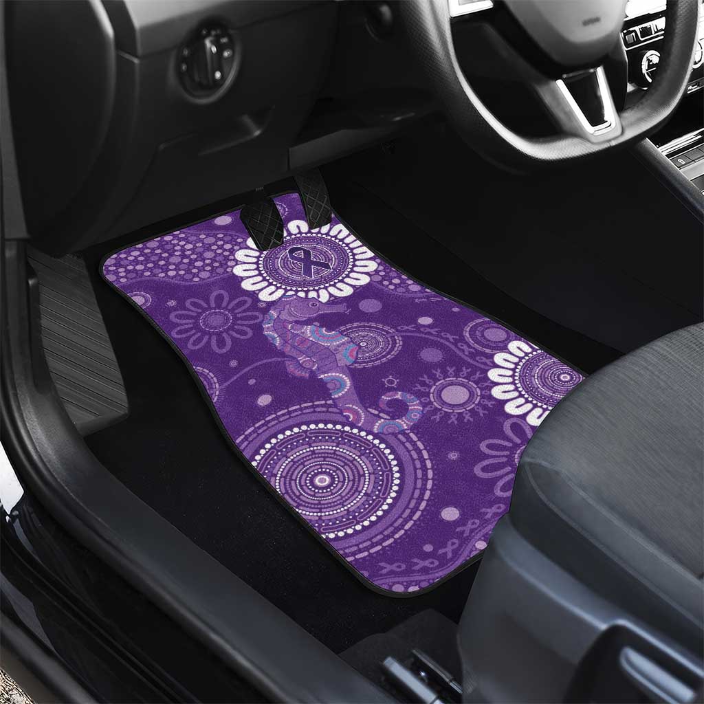 Sea Horse Australia Epilepsy Awareness Car Mats - Aussie Hoodie