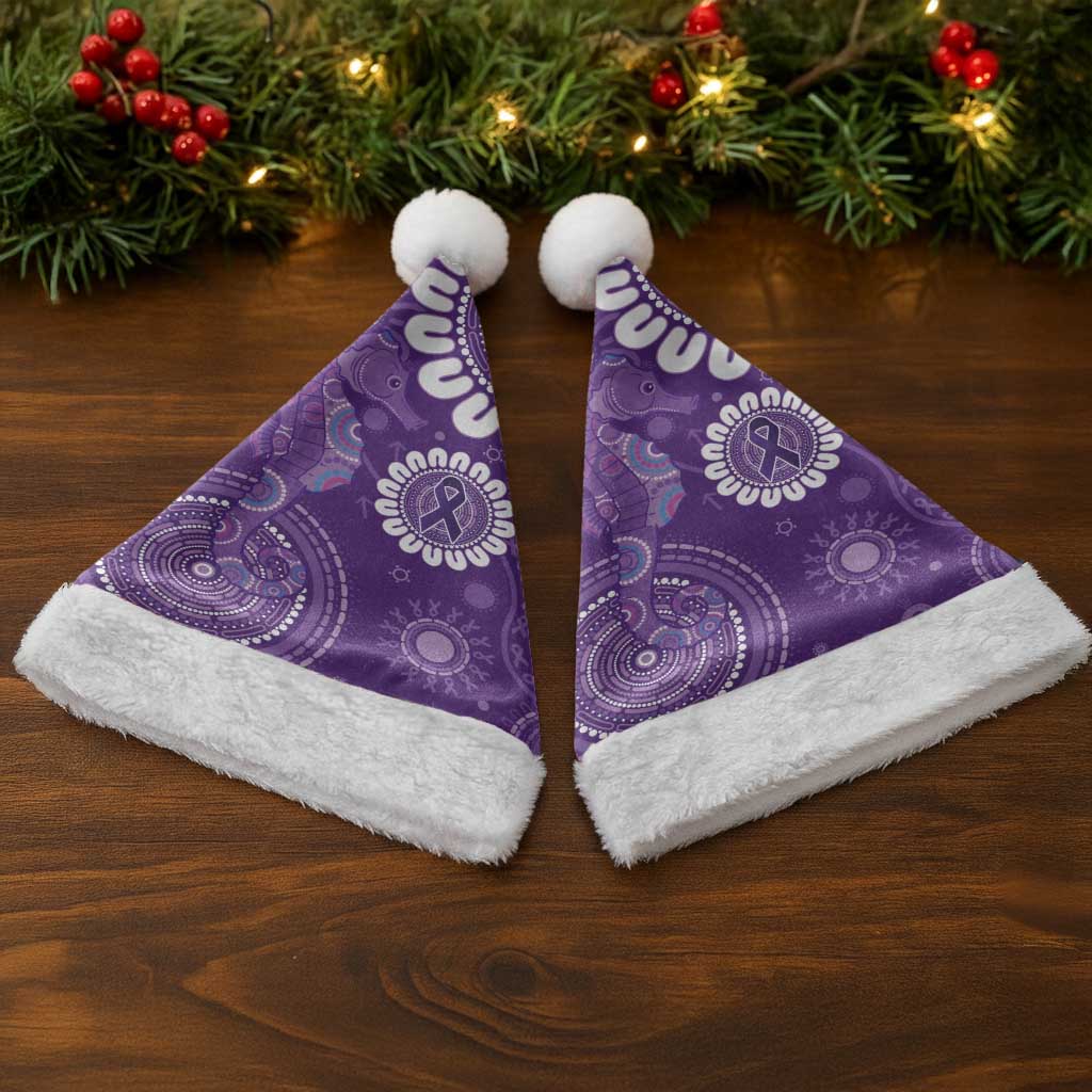 Sea Horse Australia Epilepsy Awareness Christmas Santa Hat - Aussie Hoodie