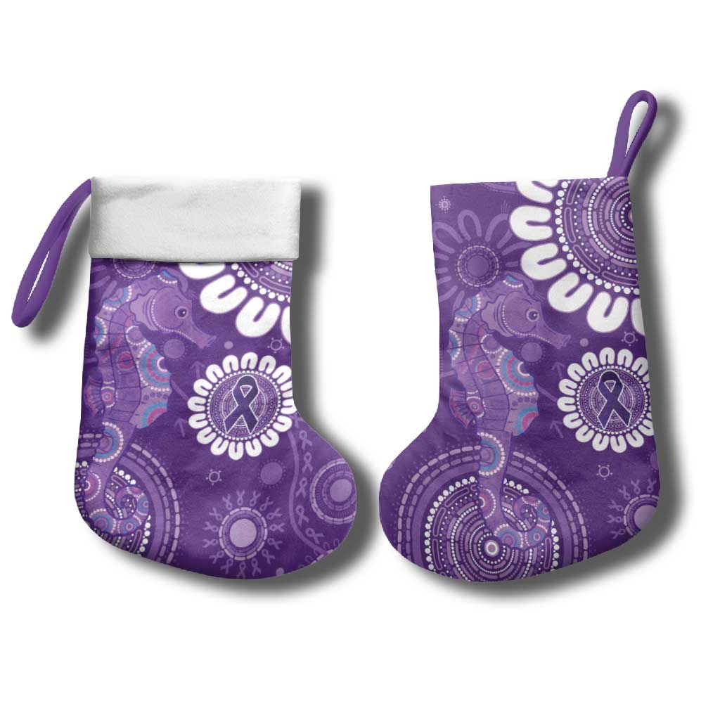 Sea Horse Australia Epilepsy Awareness Christmas Stocking - Aussie Hoodie