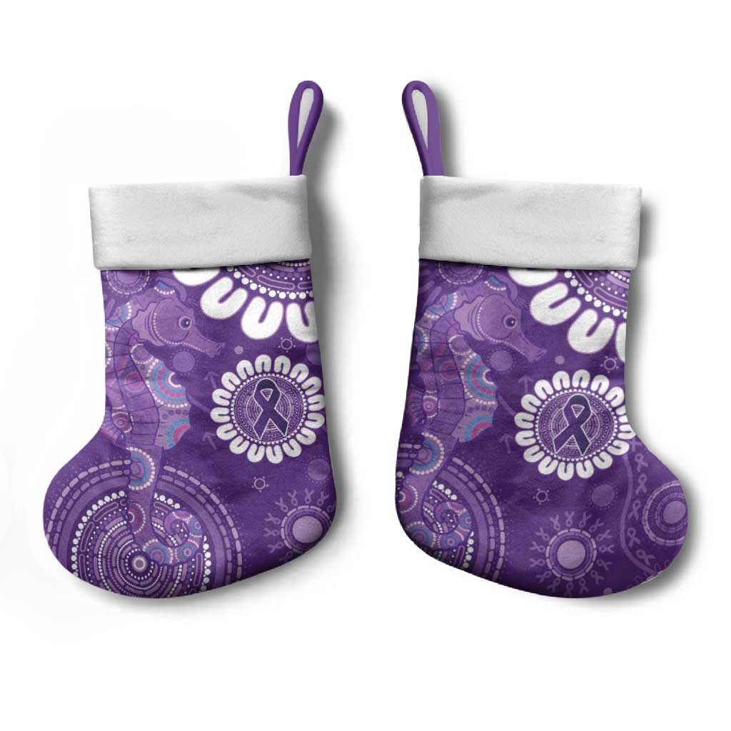 Sea Horse Australia Epilepsy Awareness Christmas Stocking - Aussie Hoodie