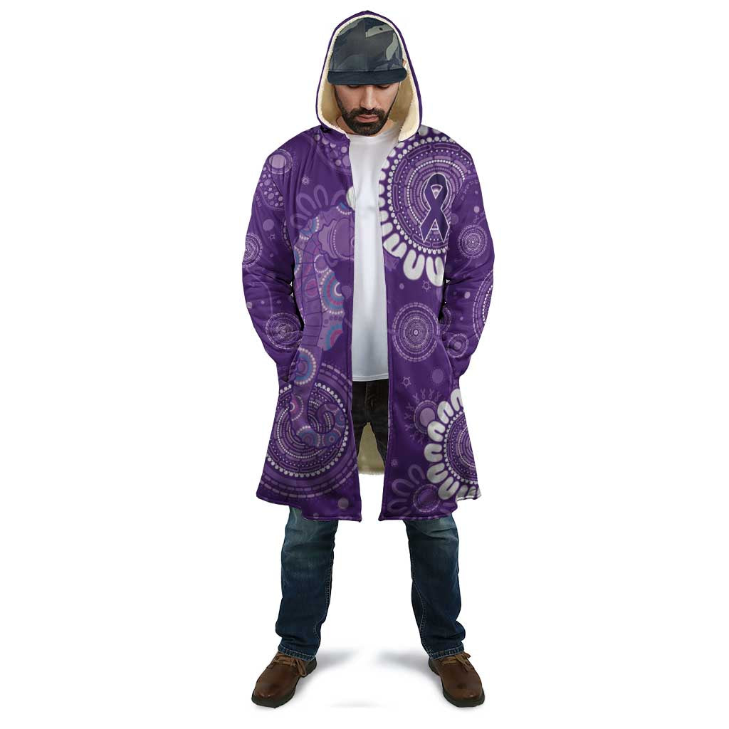 Sea Horse Australia Epilepsy Awareness Cloak - Aussie Hoodie