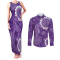 Sea Horse Australia Epilepsy Awareness Couples Matching Tank Maxi Dress and Long Sleeve Button Shirt - Aussie Hoodie