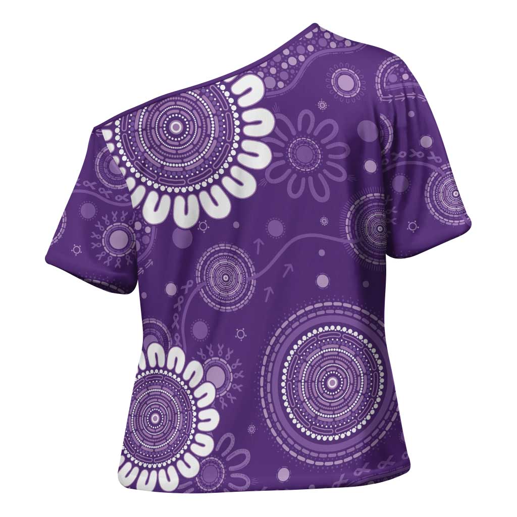 Sea Horse Australia Epilepsy Awareness Cross Shoulder Shirt - Aussie Hoodie