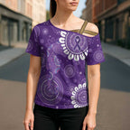 Sea Horse Australia Epilepsy Awareness Cross Shoulder Shirt - Aussie Hoodie