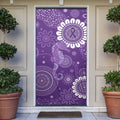 Sea Horse Australia Epilepsy Awareness Door Cover - Aussie Hoodie