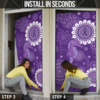 Sea Horse Australia Epilepsy Awareness Door Cover - Aussie Hoodie