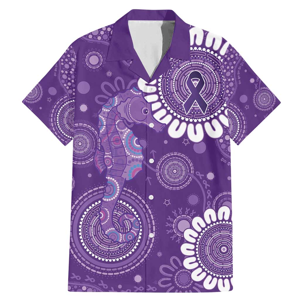 Sea Horse Australia Epilepsy Awareness Family Matching Mermaid Dress and Hawaiian Shirt - Aussie Hoodie