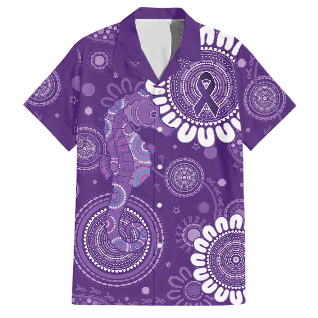Sea Horse Australia Epilepsy Awareness Family Matching Mermaid Dress and Hawaiian Shirt - Aussie Hoodie