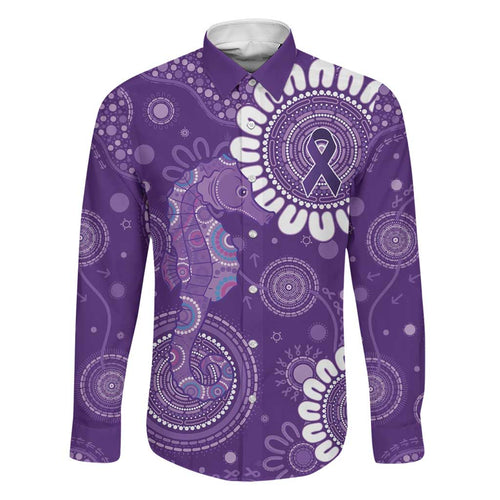 Sea Horse Australia Epilepsy Awareness Family Matching Mermaid Dress and Hawaiian Shirt - Aussie Hoodie