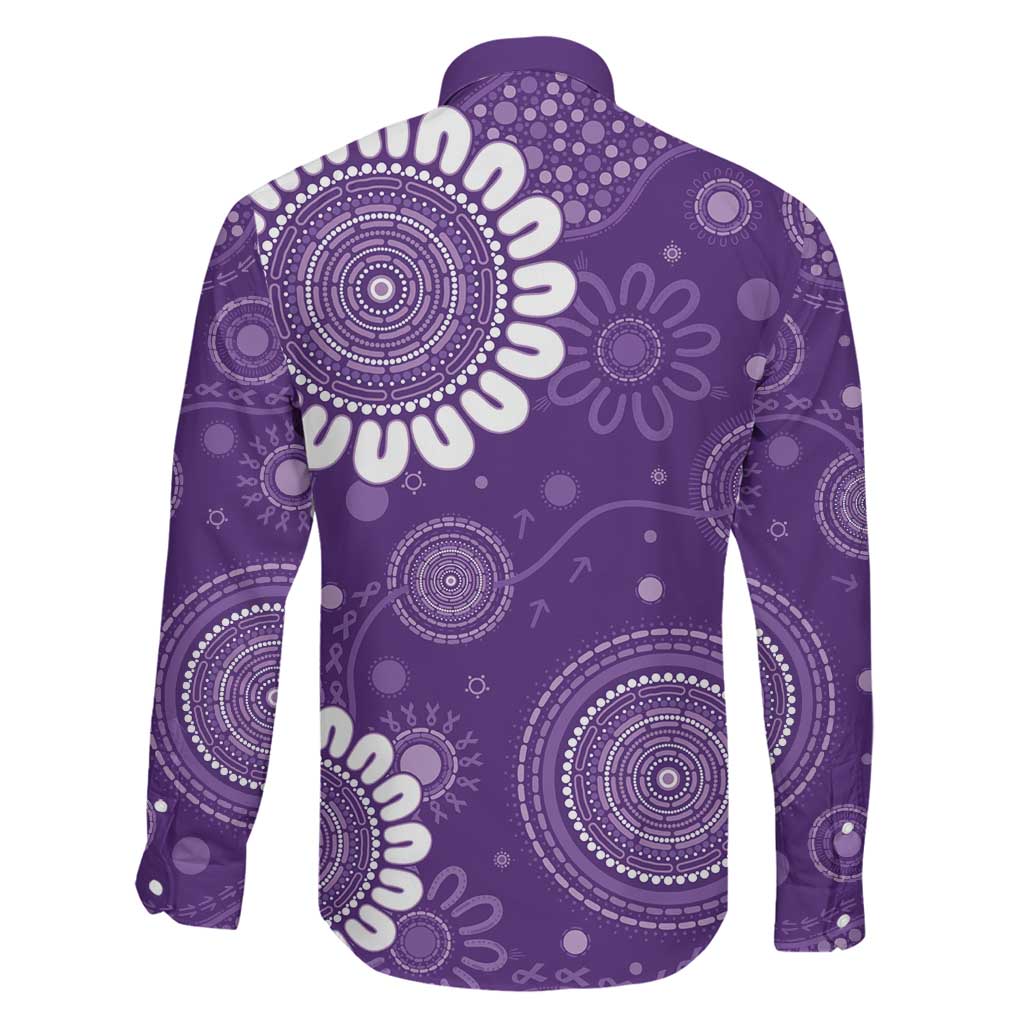 Sea Horse Australia Epilepsy Awareness Family Matching Off The Shoulder Long Sleeve Dress and Hawaiian Shirt - Aussie Hoodie